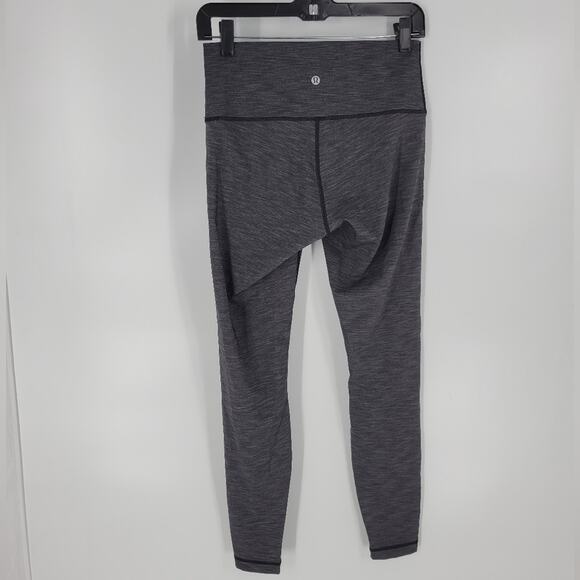 Lululemon Heathered Black Full On Luxtreme 28" Wunder Under High-Rise Tight 8 - Picture 8 of 11